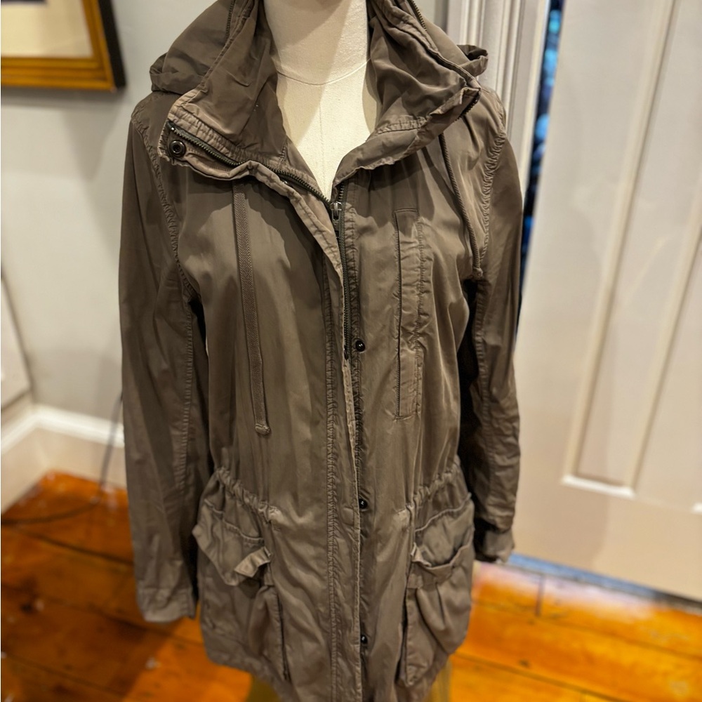 James Perse Taupe Utility Jacket